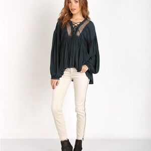 Free People Don’t Let Go Size S Oversized Blouse